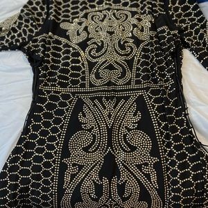 Super cute black midi dress size 2X for a birthday or just a night out!!